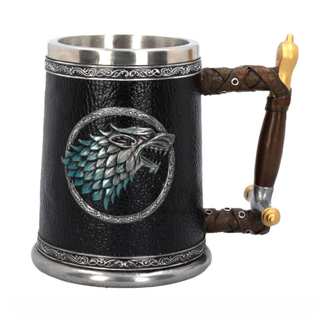 Original Stainless Steel Viking Drinking Mug