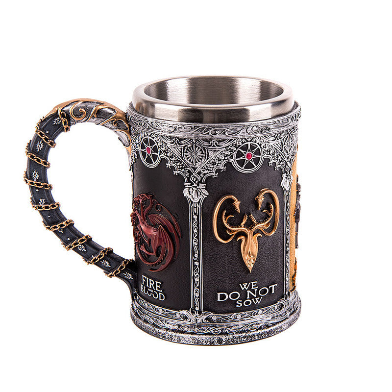 Original Stainless Steel Viking Drinking Mug