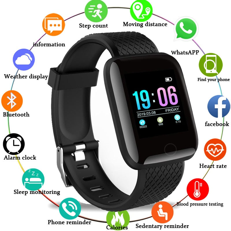 Montre de sport intelligente pour Android IOS