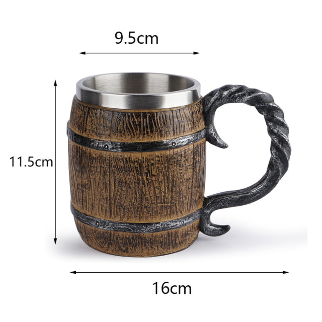 Original Stainless Steel Viking Drinking Mug