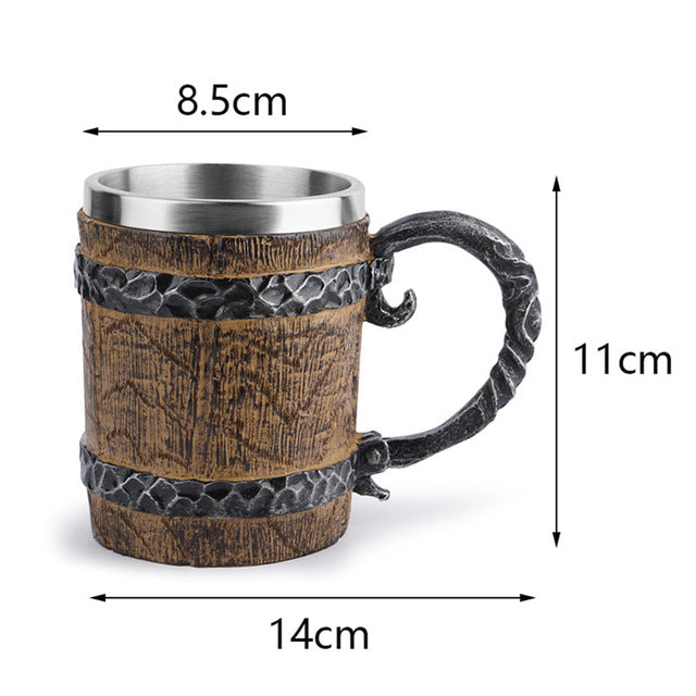 Original Stainless Steel Viking Drinking Mug