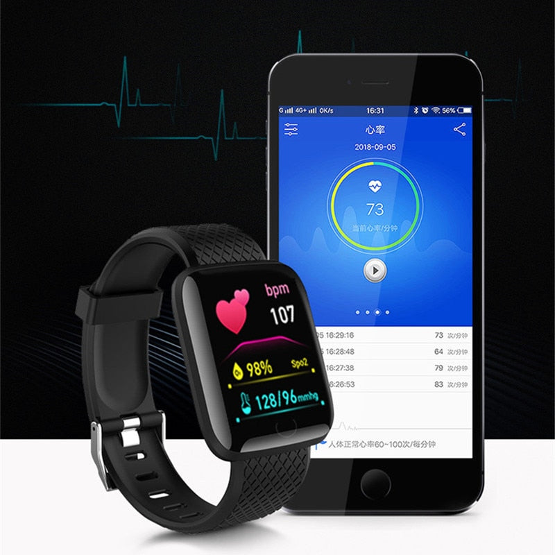 Montre de sport intelligente pour Android IOS