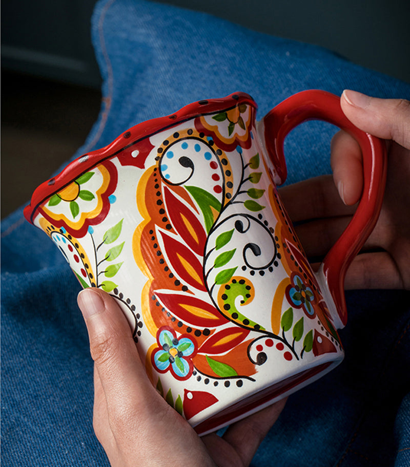 Large Capacity Ceramic Coffee Mugs