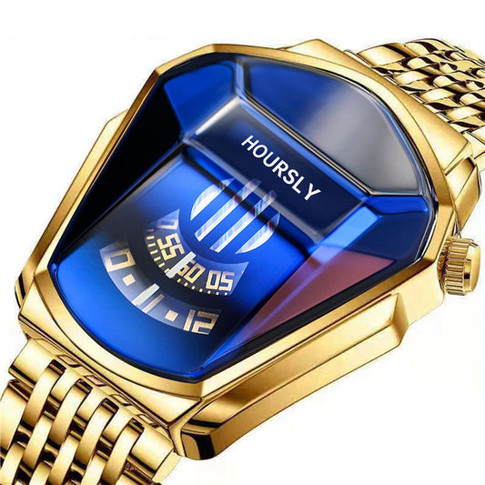 Luxury Hoursly Brand Stainless Steel Quartz Watch