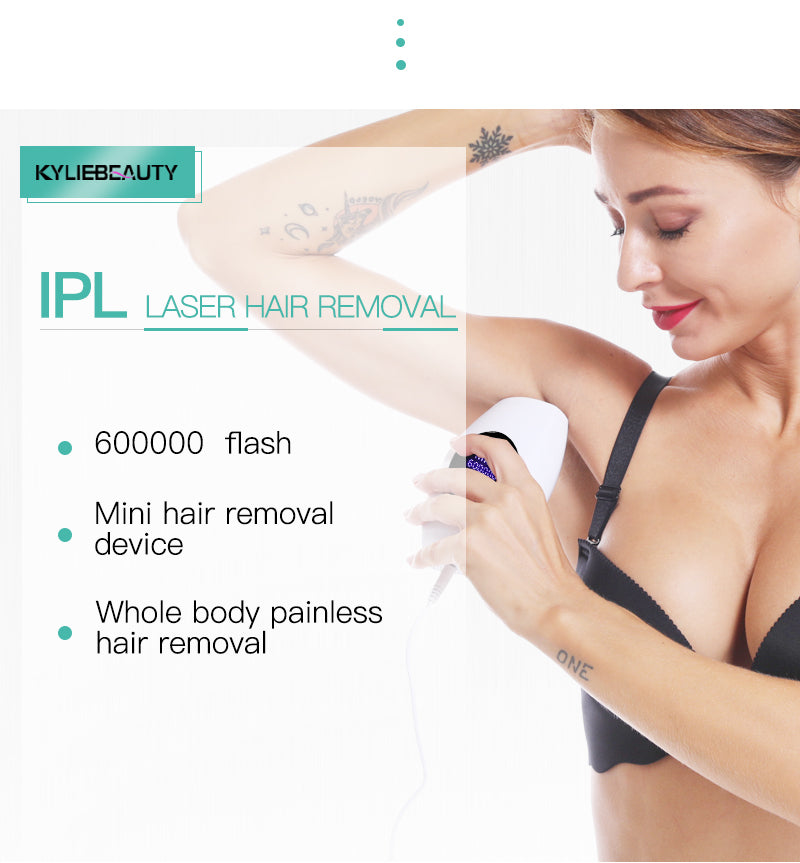 Painless IPL Laser Hair Removal Machine 600000 Flash Epilator