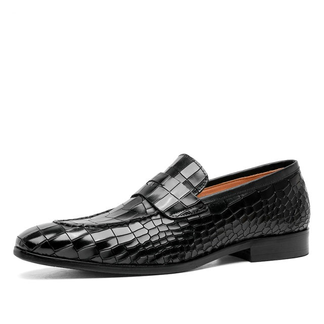 Coccodrillo Luxury Leather Loafer Scarpe