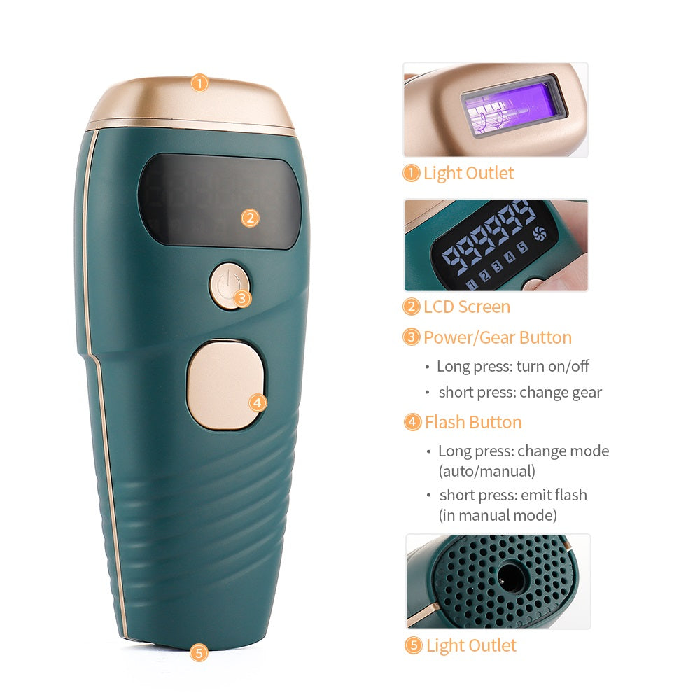 Auto Epilator 990000 Flashs IPL Laser Hair Removal Machine