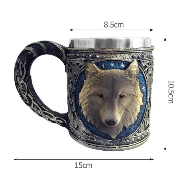 Original Stainless Steel Viking Drinking Mug