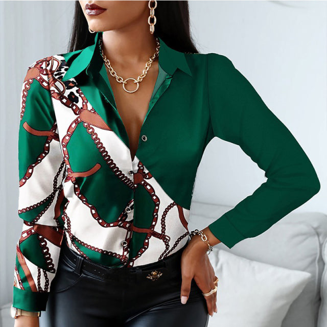 Elegant & Classy Long Sleeve Blouse