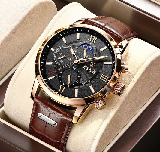 Luxury Wrist Leather Watch