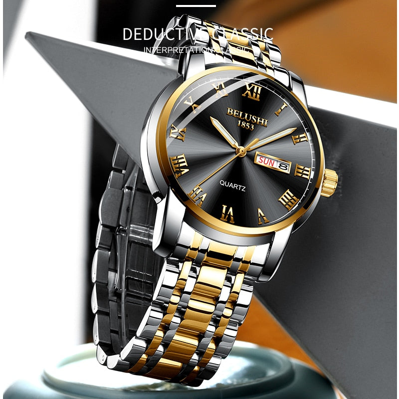 Waterproof Stainless Steel Watch