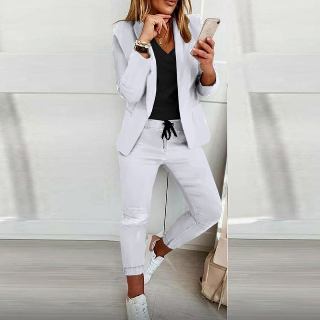 Femme Formal Jacket with Trousers