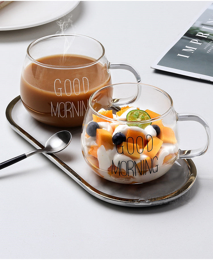 Creative Glass Coffee Drinking Mug