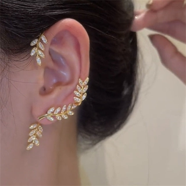 Gold Silver Ear Clip