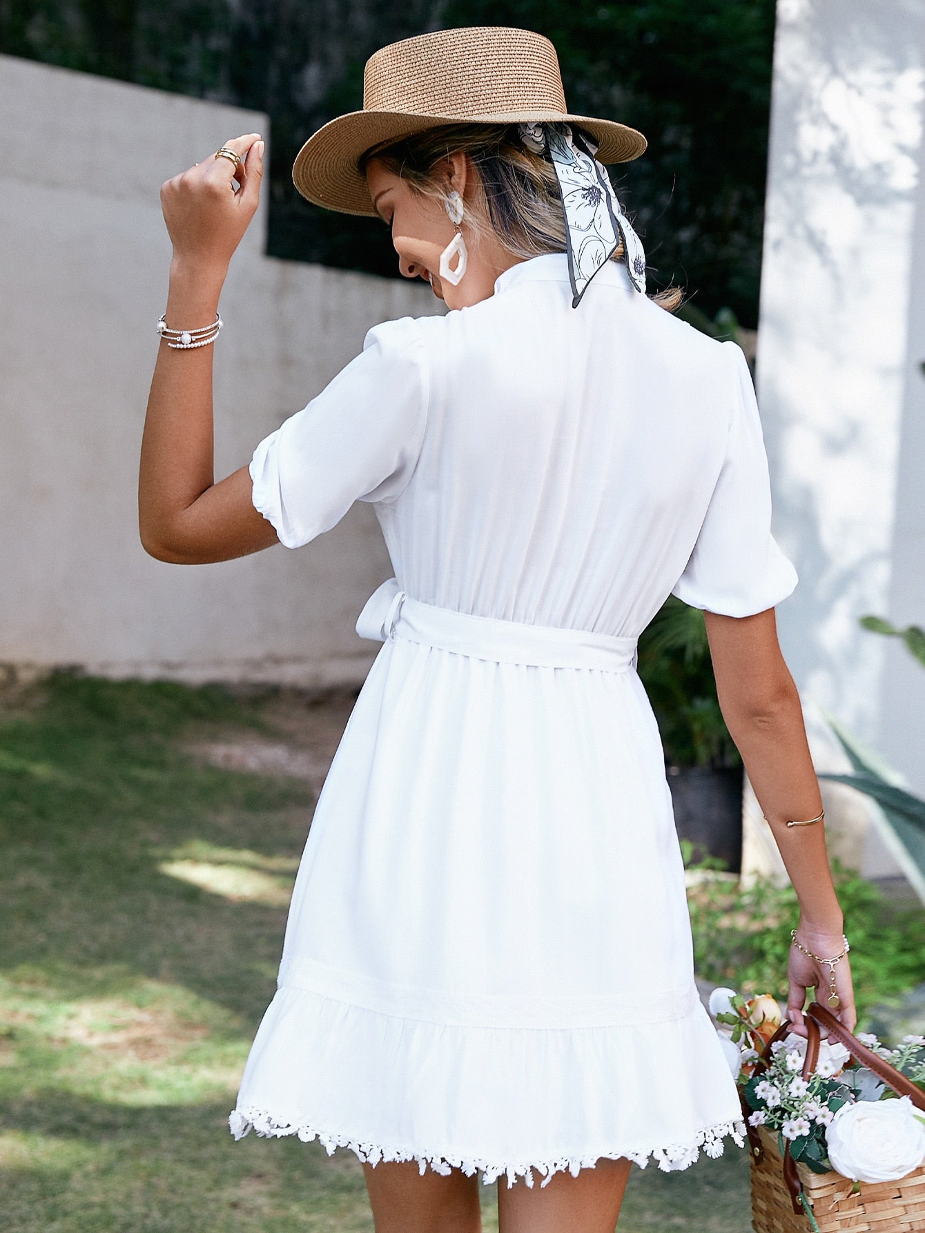 Elegant summer short dress