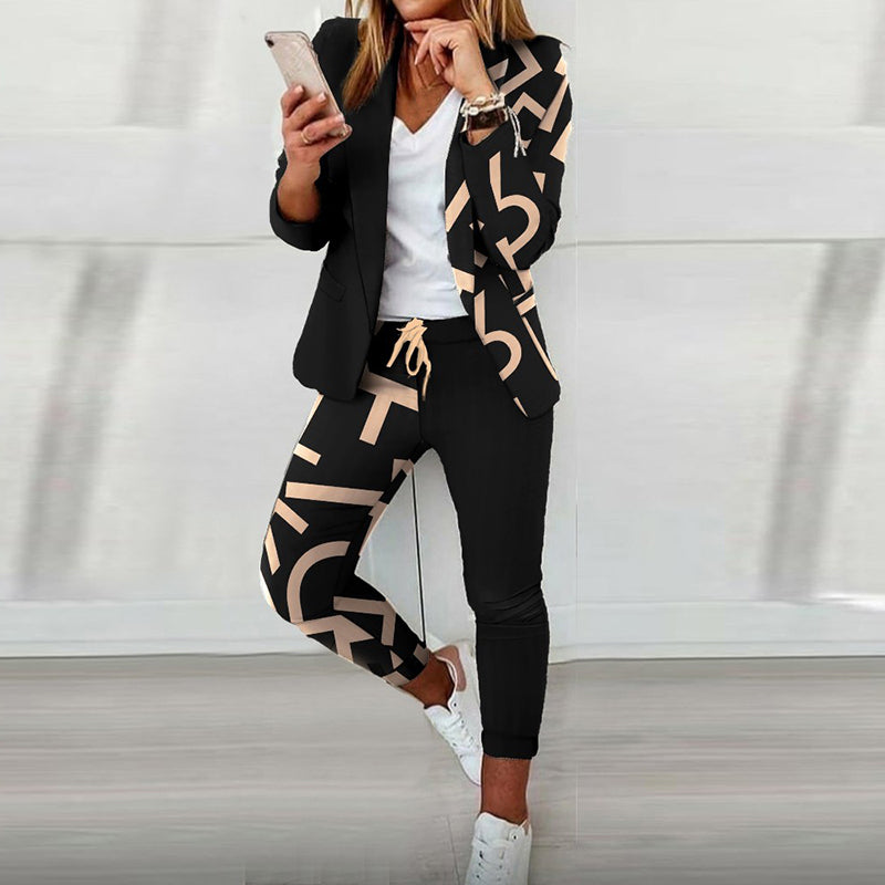 Femme Formal Jacket with Trousers