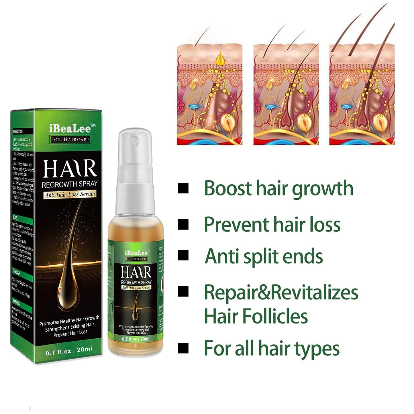 Original Authentic Hair Growth Essential Oils