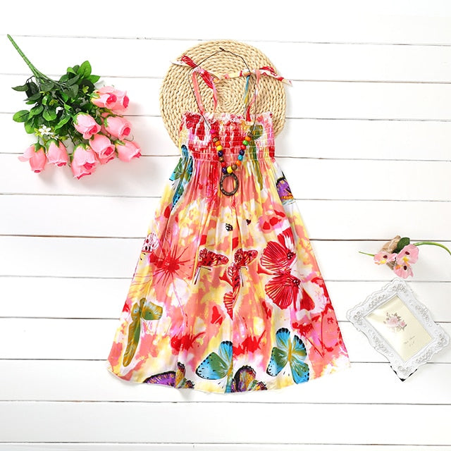 Summer Girls Floral Dress