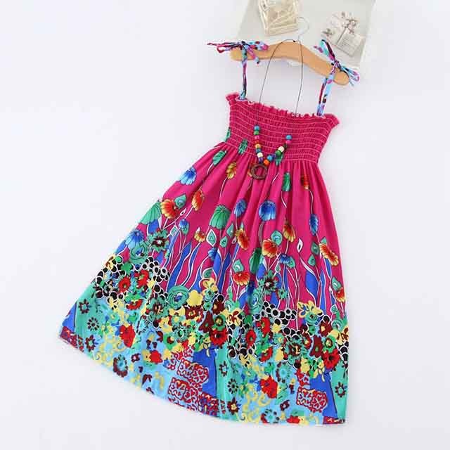 Summer Girls Floral Dress