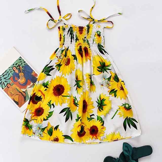 Summer Girls Floral Dress