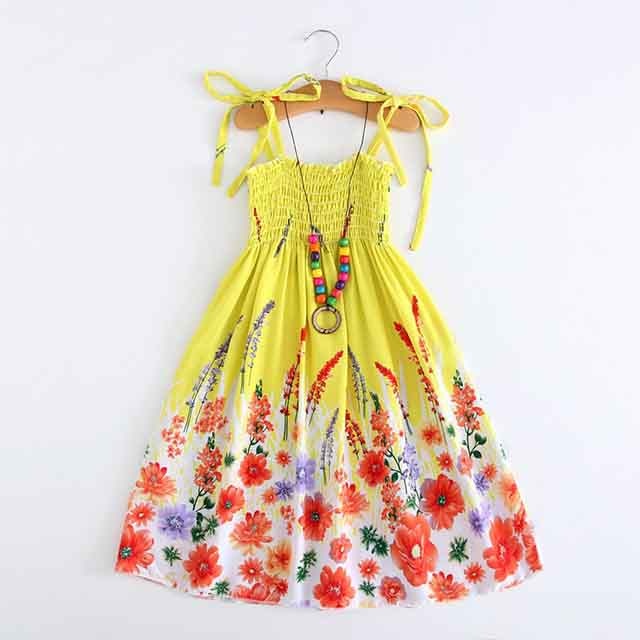 Summer Girls Floral Dress