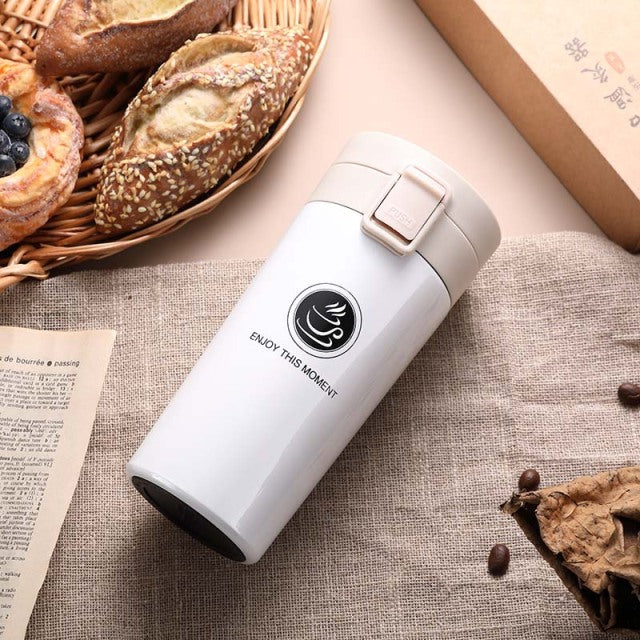 Thermos Flask Double Wall Stainless Steel Coffee Mug