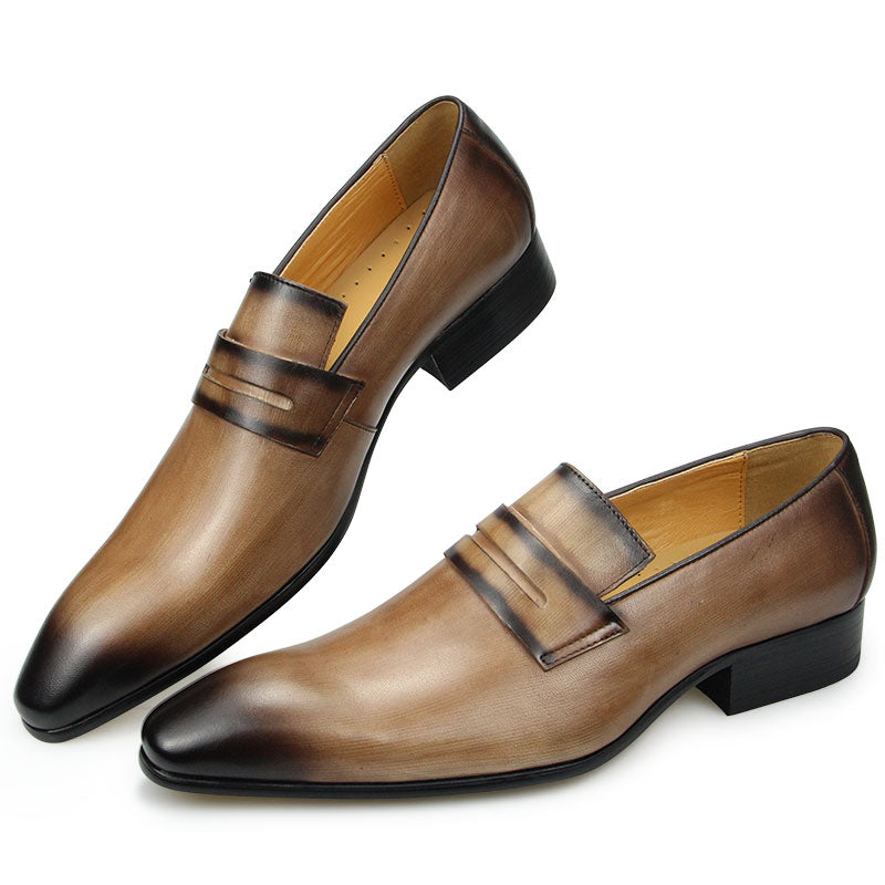 Luxe leren loafers