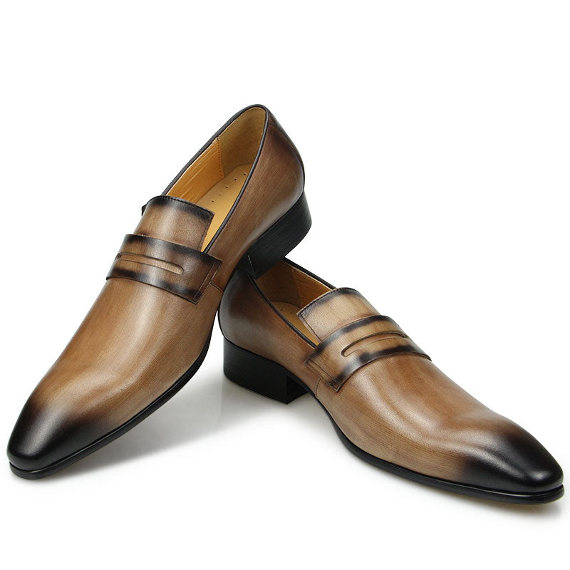 Luxe leren loafers