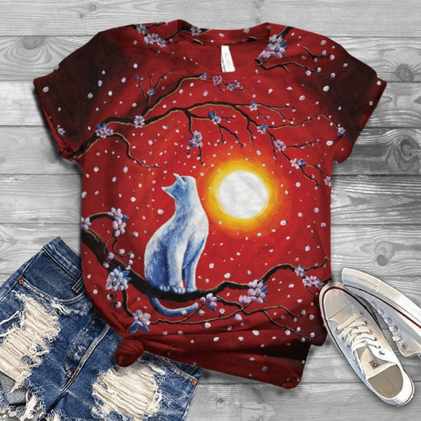 3D Women T-shirts