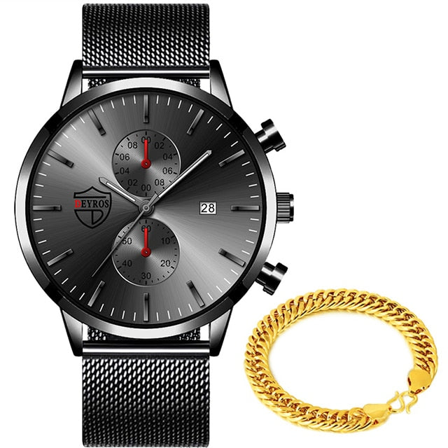 Luxury Stainless Steel Watch