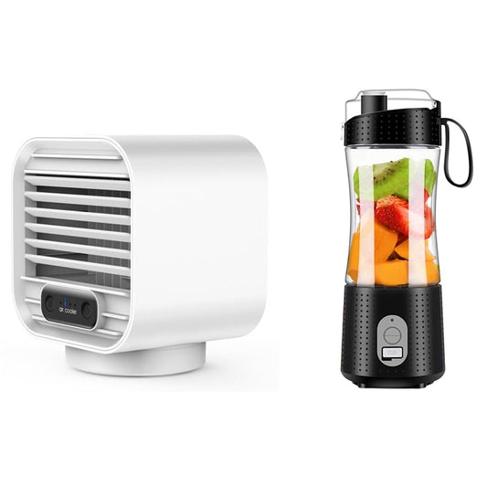Portable Blender Personal Size & Mini Water Cooling Fan Portable