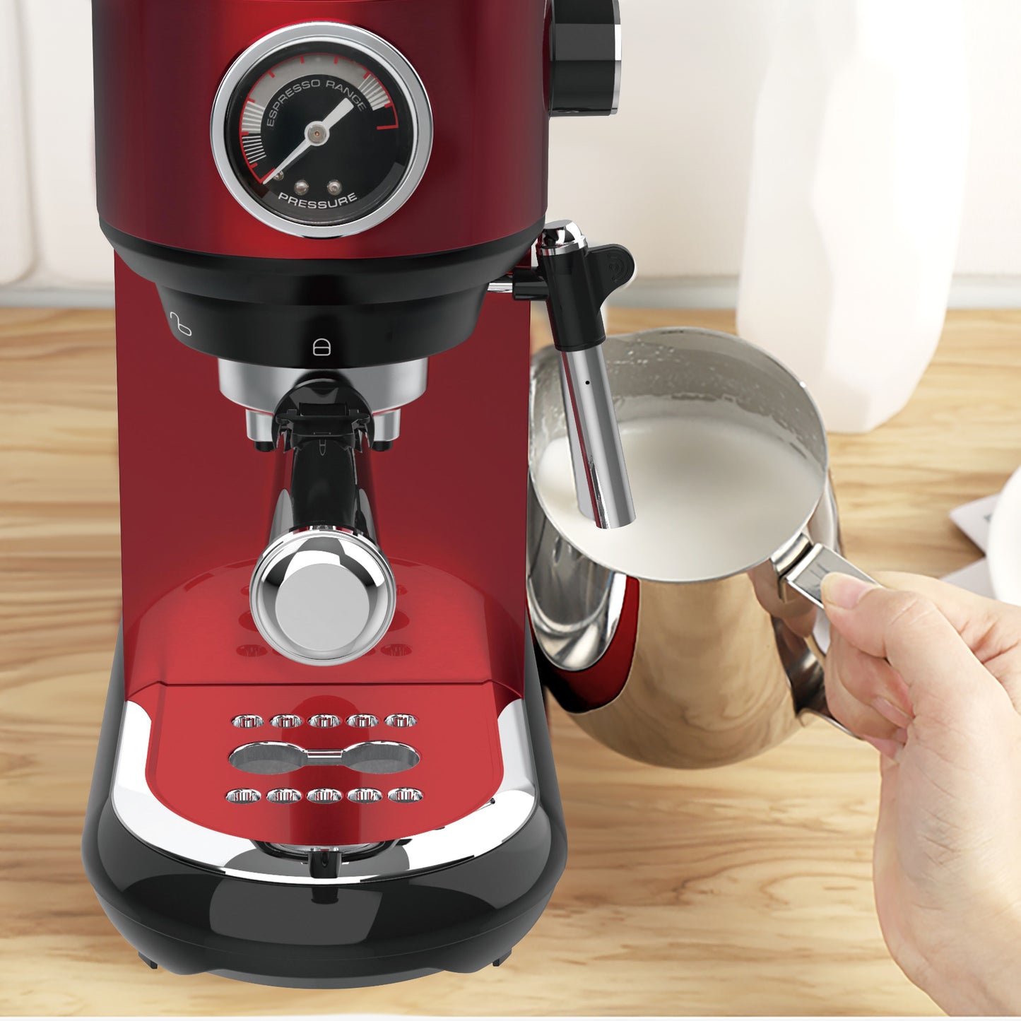 Italský napěňovač mléka Expresso Coffee Dolce Machine