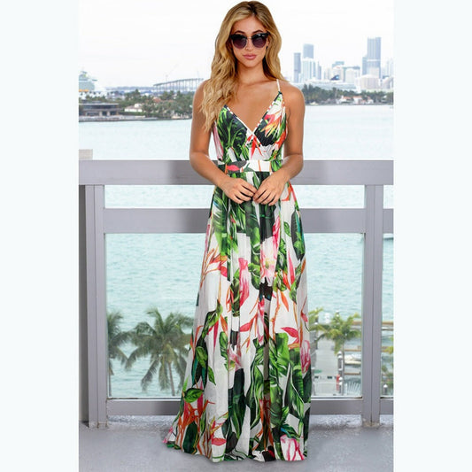 Elegant Bohemian Summer Dress Maxi Dress