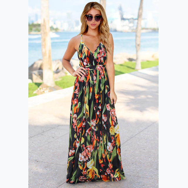 Elegant Bohemian Summer Dress Maxi Dress