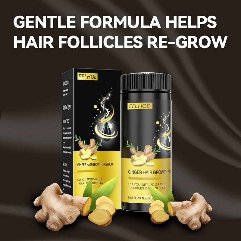 Zázvorový prášek pro růst vlasů Přírodní olej