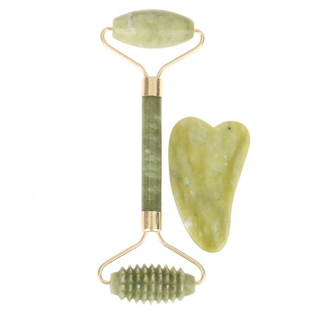 2 stks/set dubbele kop gezichtsschoonheid massage tool