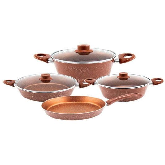 Made in Turkey Granite Pot and Pan Non-Stick Pots Set